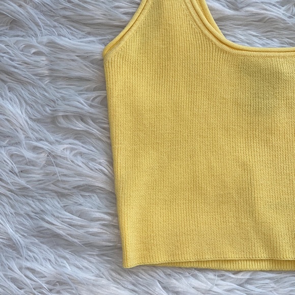 Forever 21 | Yellow Knit Cropped Tank - Picture 4 of 10